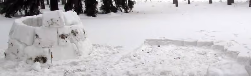 Schneebruch - Senke rechts von der Ecke Schneebruch - Vertiefung rechts von der Ecke