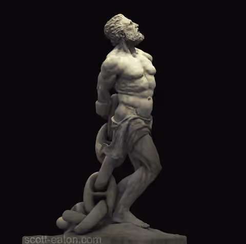 Prometheus-Skulptur