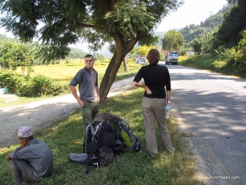 Slight confusion - hitchhiking is new to us Slight confusion