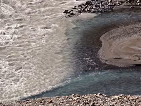 Живая и Мертвая вода слияние рек
