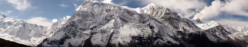 Annapurna 3 und Gangapurna-Panorama Annapurna 3 und Gangapurna-Panorama