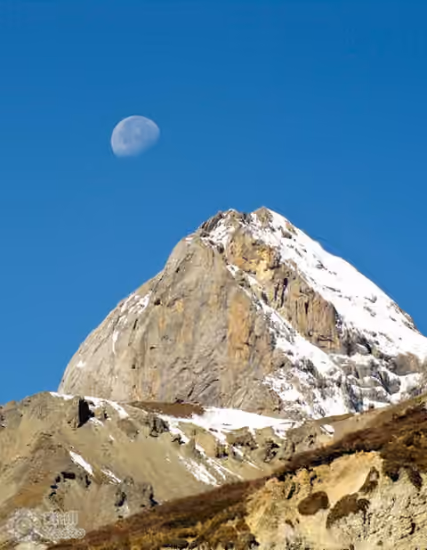 Mond über Felsen Mond über Felsen